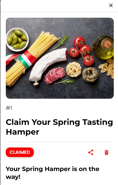 Claimed Spring Tasting Hamper offer